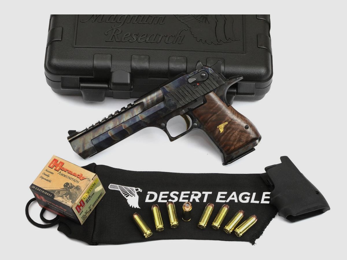 Desert Eagle XIX buntgehärtet Luxus-Holzgriff, Bild 2 von 9