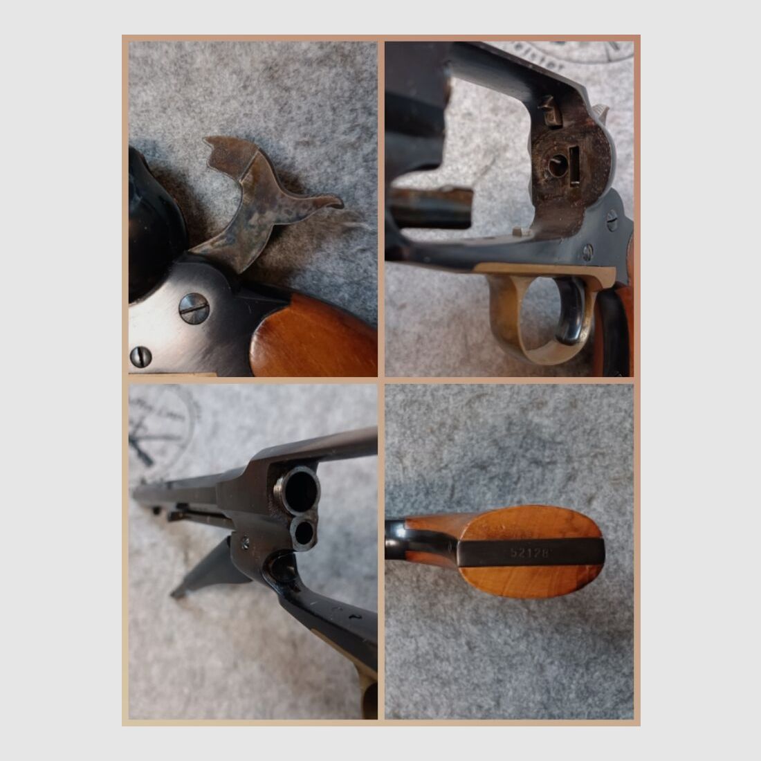 Hege Uberti Italy Model 1858 Navy Army