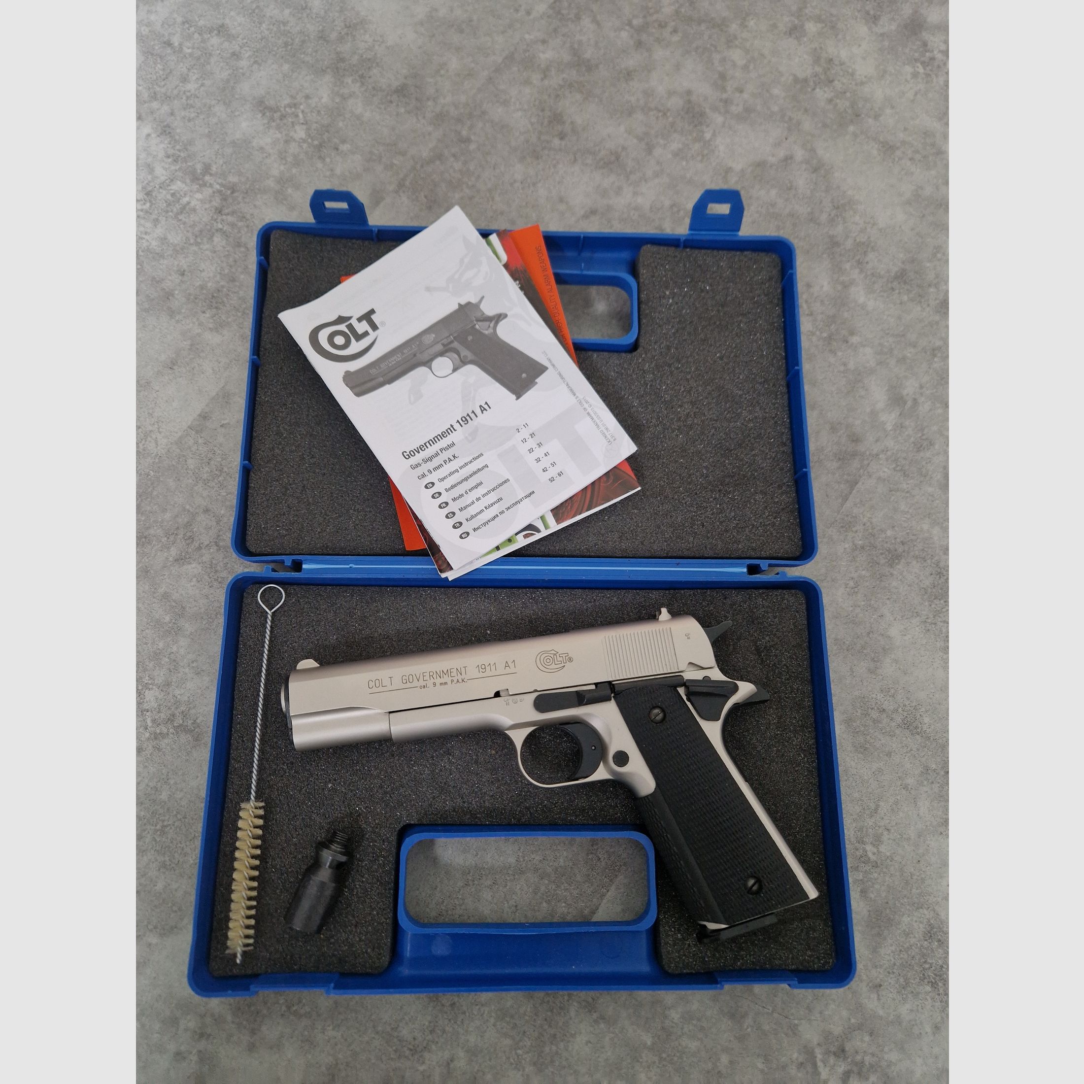 Colt Government 1911 A1 Nickel