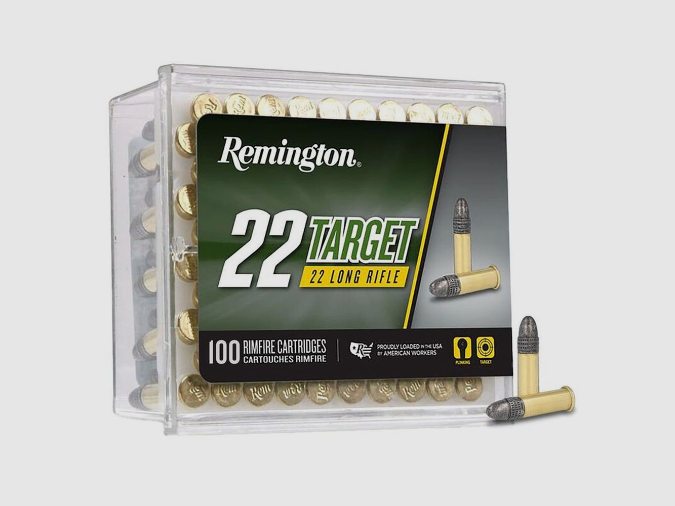 Cartuccia Remington .22lr, RN 40gr Target VE100