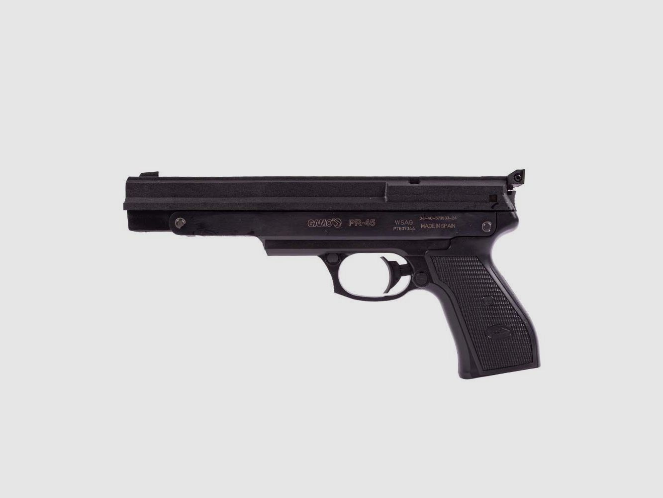 Gamo PR-45 pistola ad aria pre-compressione 4,5 mm diabolo nera