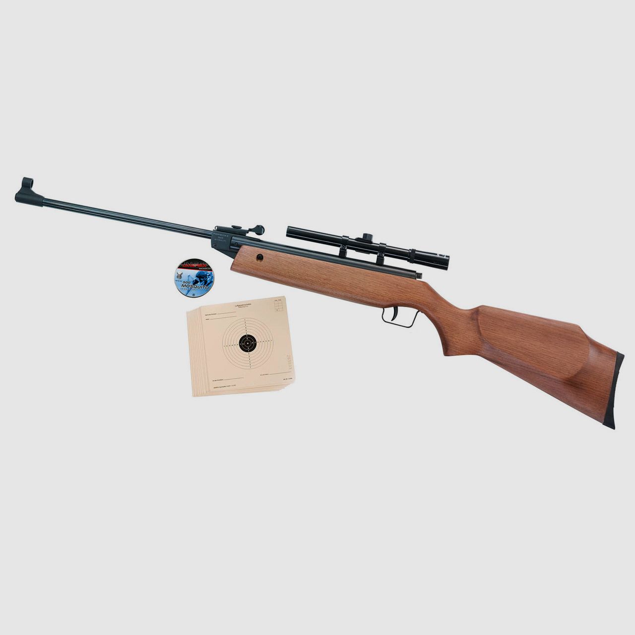 Knicklauf Luftgewehr Umarex Perfecta 45 Set mit Zielfernrohr 4x15 und ZubehĂ¶r Kaliber 4,5 mm (P18)