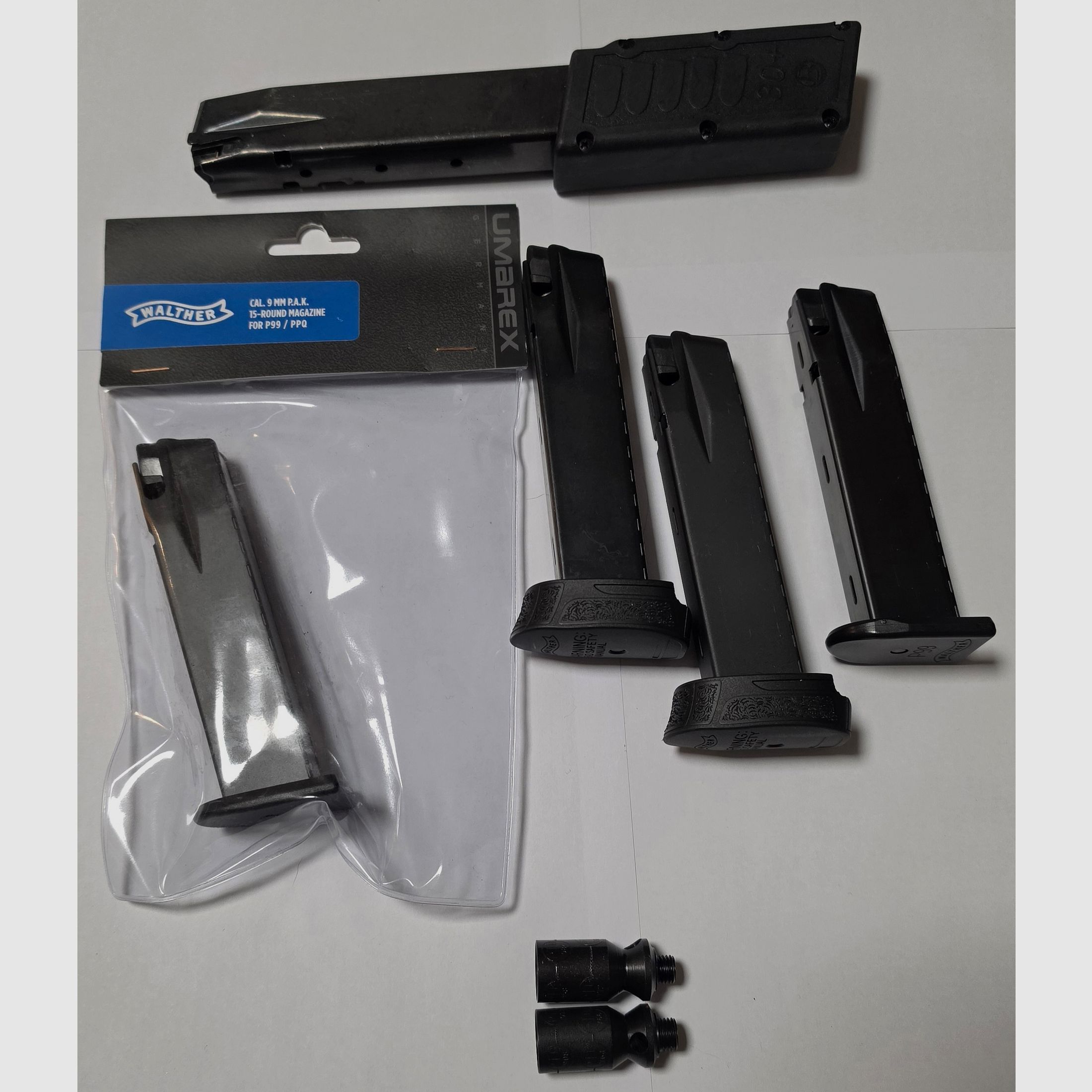 Walther P99 /PPQ Magazin 9mm PAK pistola de fogueo SRS