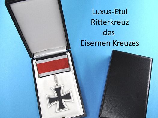 Luxus-Etui zum Ritterkreuz des Eisernen Kreuzes Repro  !!!