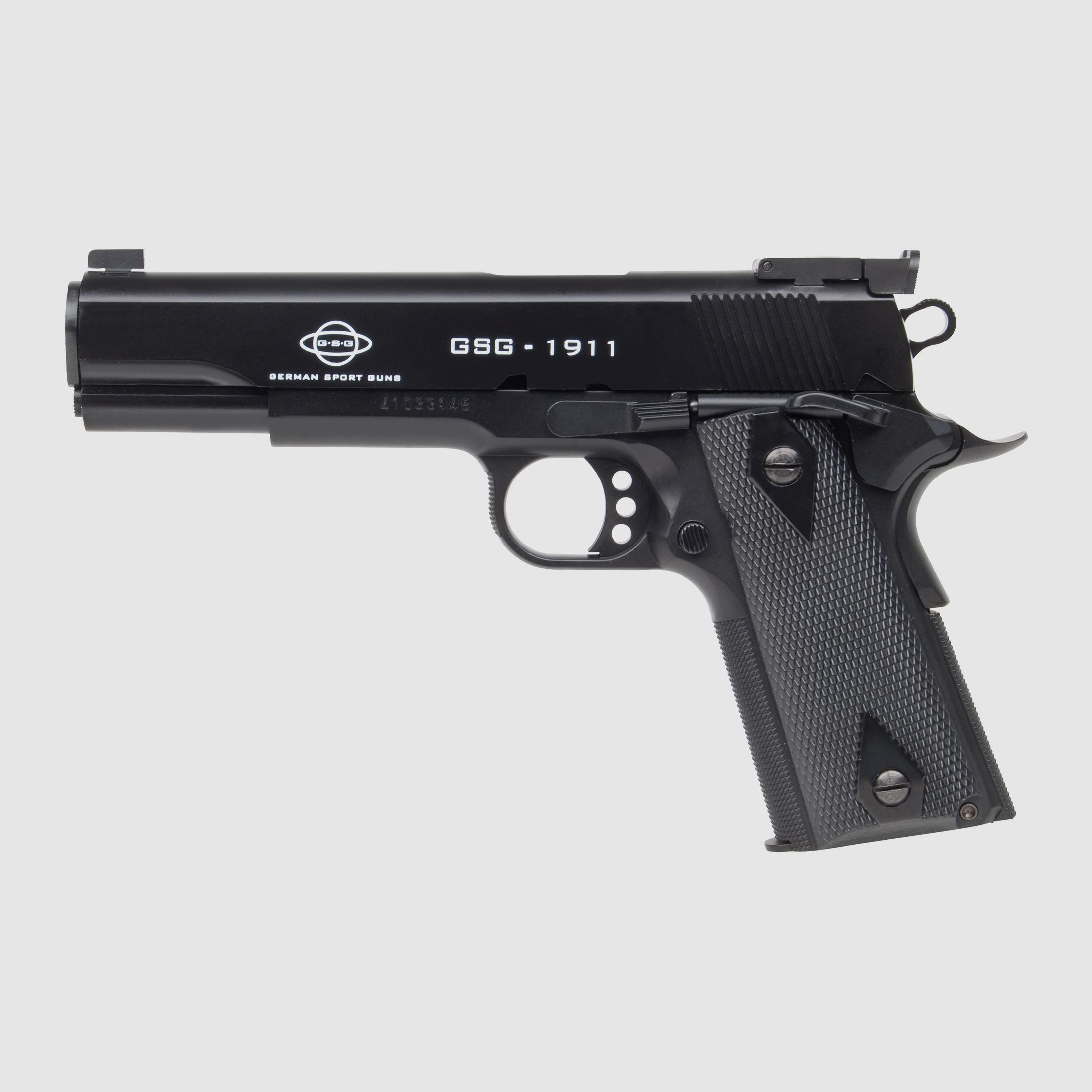 GSG 1911 Zwart 6mm - Airsoft Veerdruk < 0,5 Joule