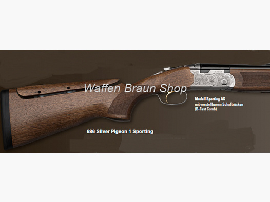 BERETTA - Bockdoppelflinten 686 Silver Pigeon Sporting AS  Vittoria 12/76 / LL 71cm / OCHP B-Fast Co