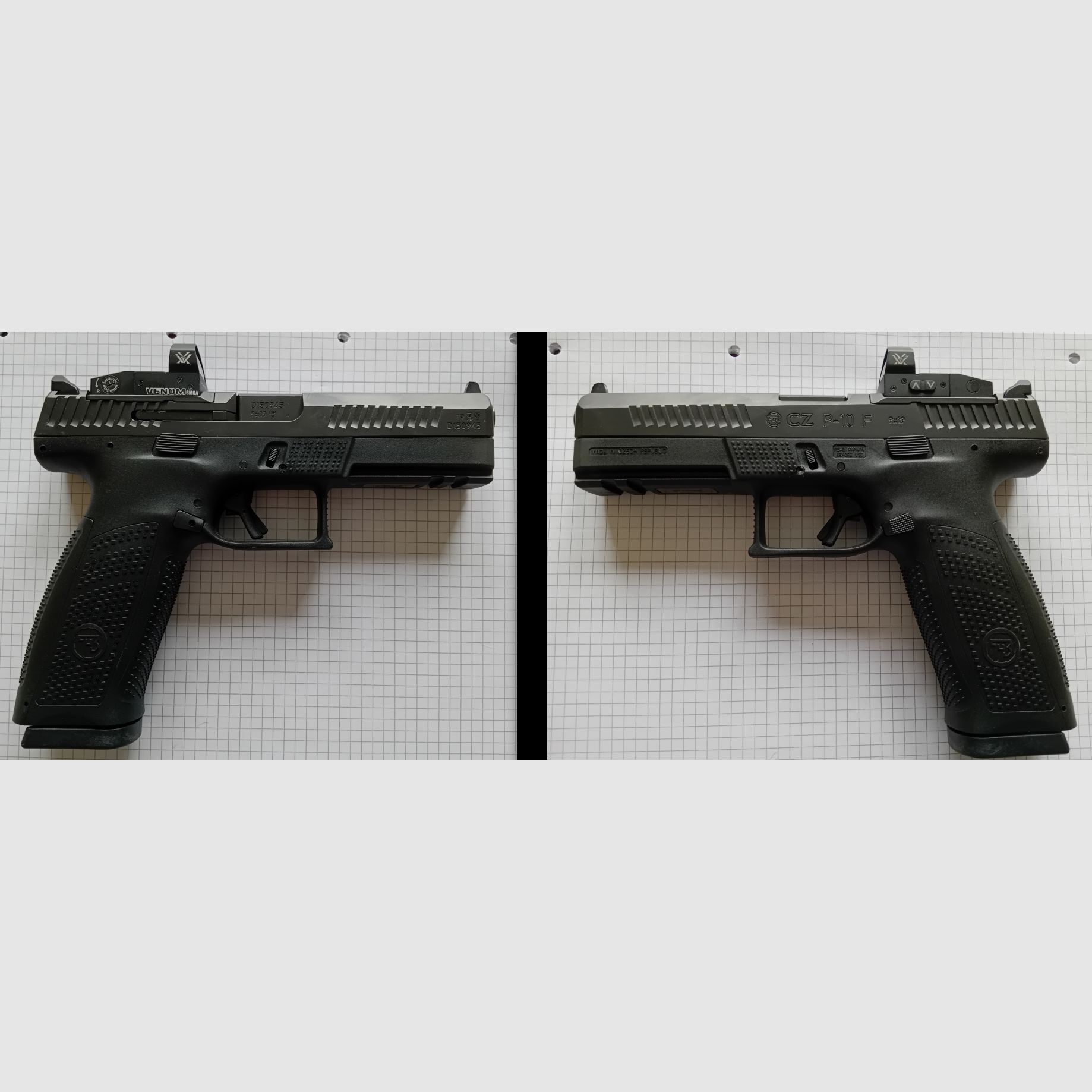 CZ P 10 F OR with 6 MOA RedDot Vortex Venom
