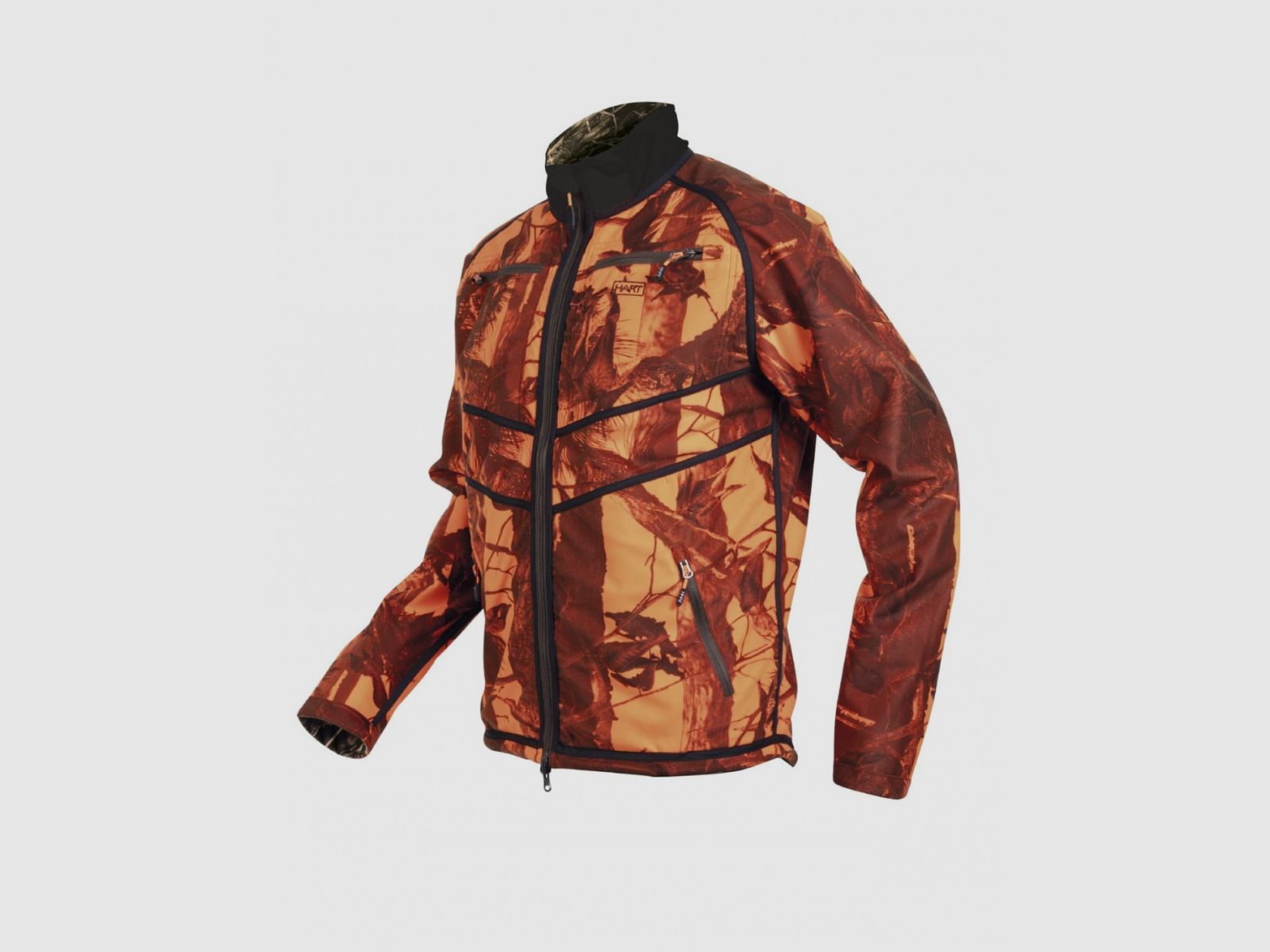 HART Sosbun 2D Wendejacke Camo Green/ Orange Blaze