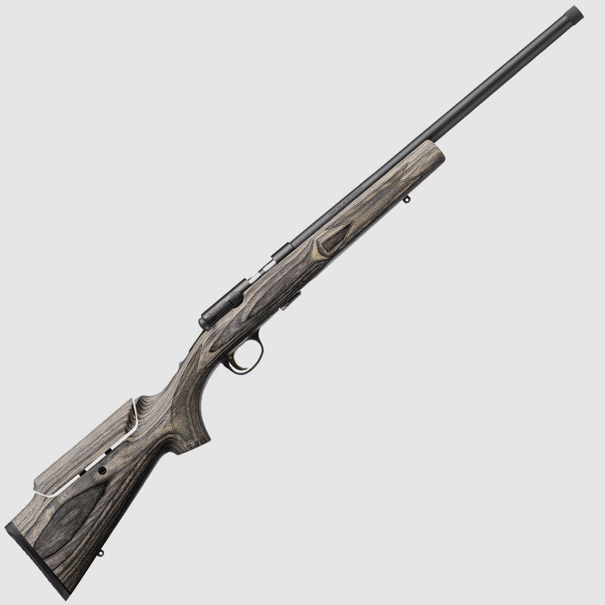 Repetierbüchse Browning T-BOLT Target Varmint Blued Laminate verstellbar mit Gewinde 42cm / 49cm