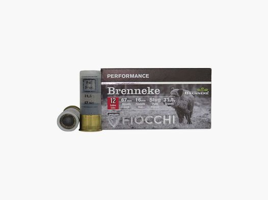 Bala Fiocchi Brenneke Slug – Calibre 12