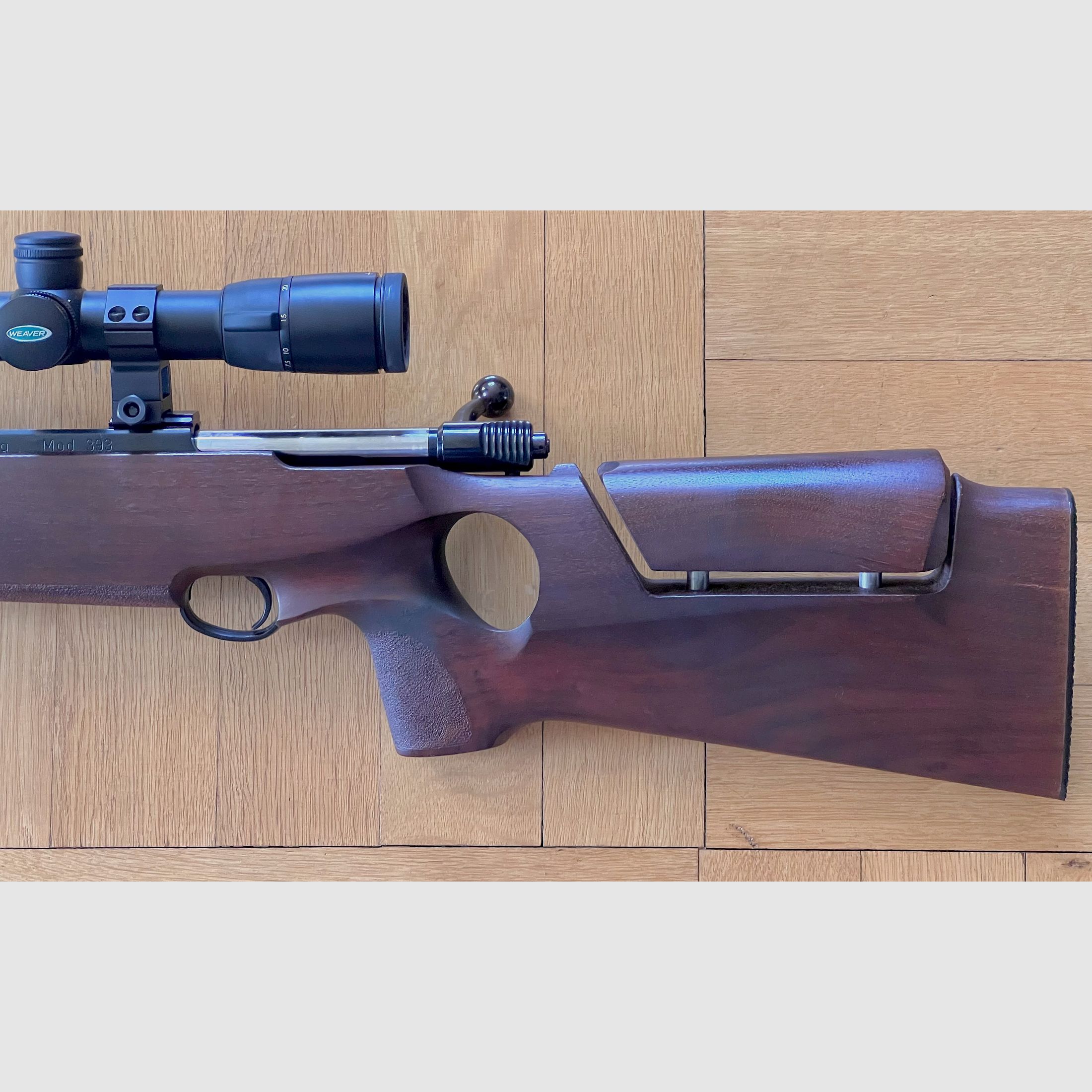 Kongsberg 393 met ZF Weaver 5-25x56mm scope