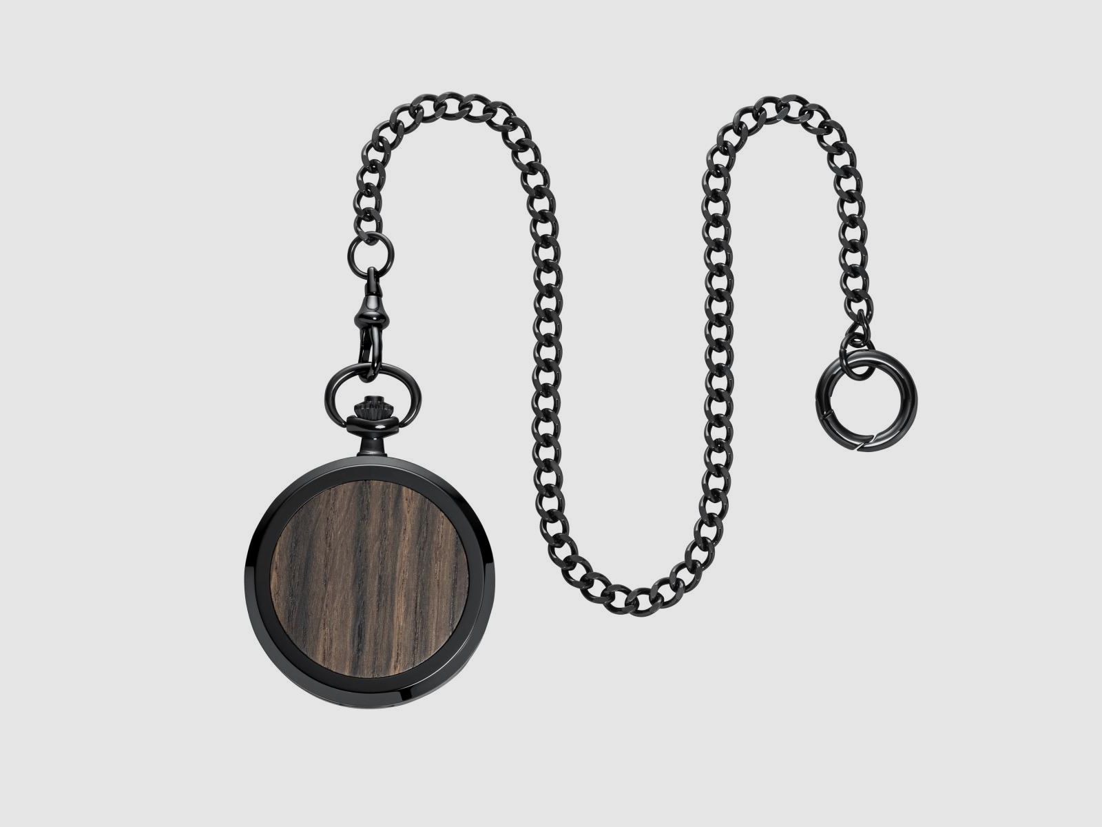 Skelett Taschenuhr Franz Theodor (schwarz)