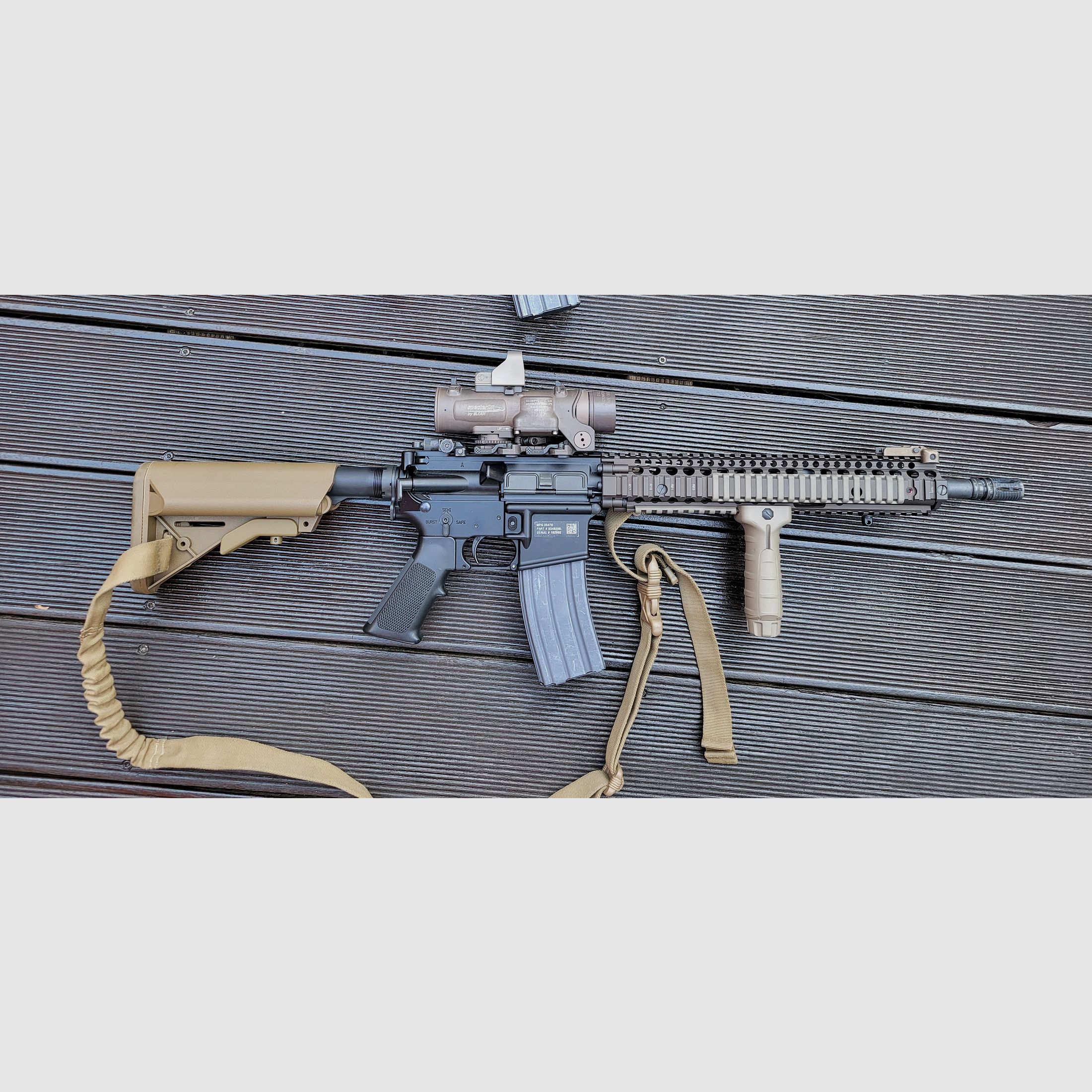 M4A1 Sopmod Block 2 Daniel Defense KAC .223 14,5" Projekt karabinu Klong