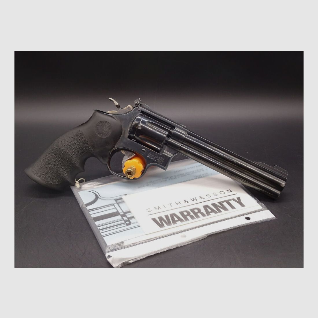 Smith & Wesson Mod 17-6 kaliber .22lr 6" geblauwde 17-6