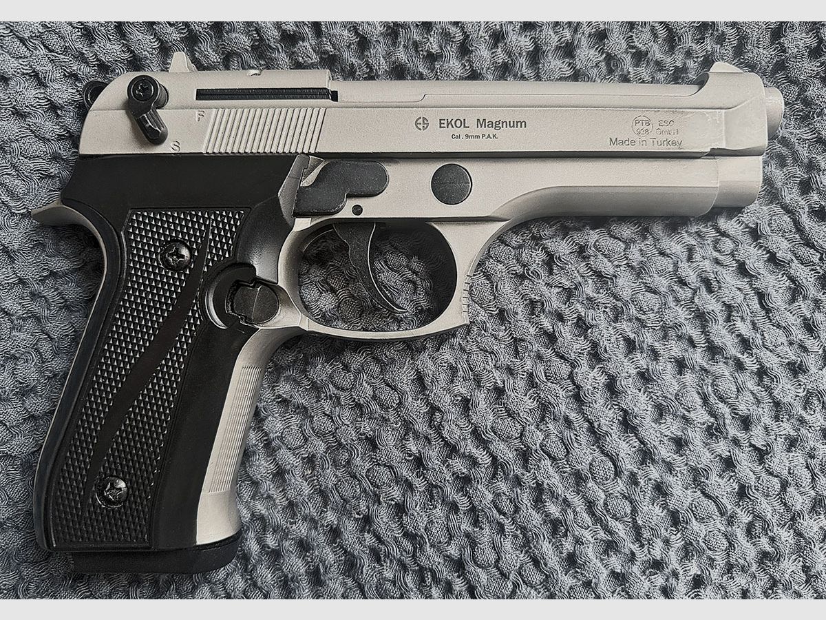 Ekol Firat Magnum gas signal pistol nickel-plated