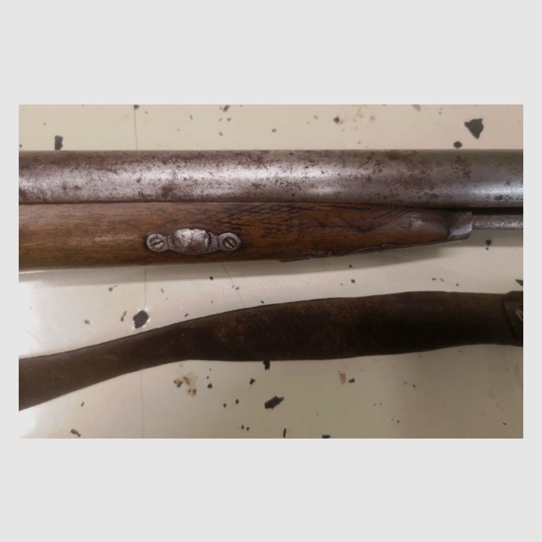 Front-loading double-barrel shotgun F. Barnes