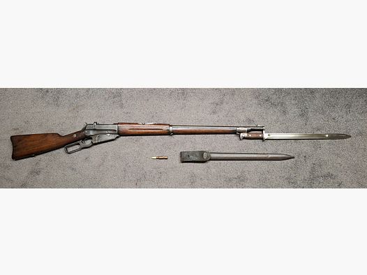 Winchester 1895 Rosja Umowa / Kontrakt 7,62x54R z krótkim bagnetem M1895 / M95