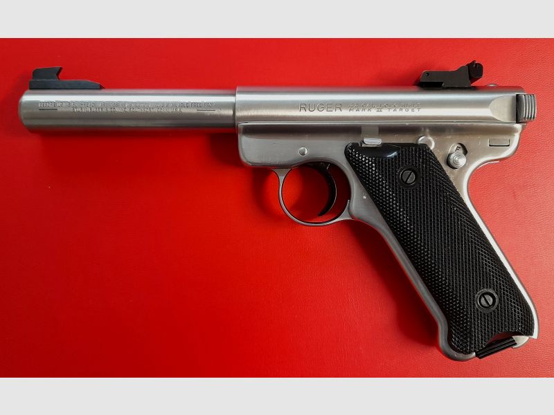 Ruger Pistole MK II, Kaliber .22lr stainless