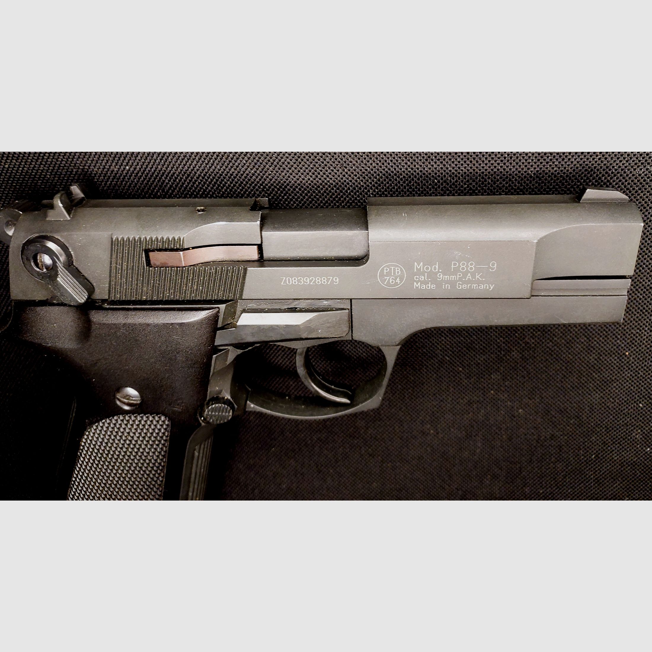 Walther P88-9 (P 88 Compact) Schreckschuss Pistole 9mm P.A.K. schwarz (PTB 764)