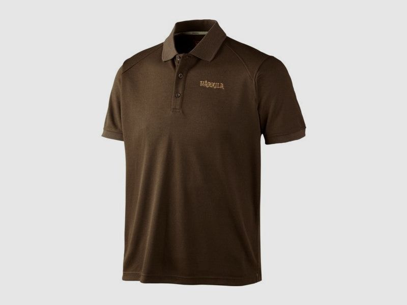 Härkila Gerit Poloshirt Męski, Kolor Demitasse Brown, zdjęcie 1 z 2