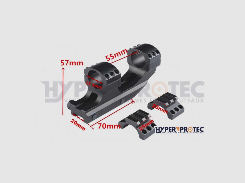 Hyper Access Rail Monobloc 22 mm / Durchmesser 25,4 mm / Mittel - Montage, Bild 1 von 2