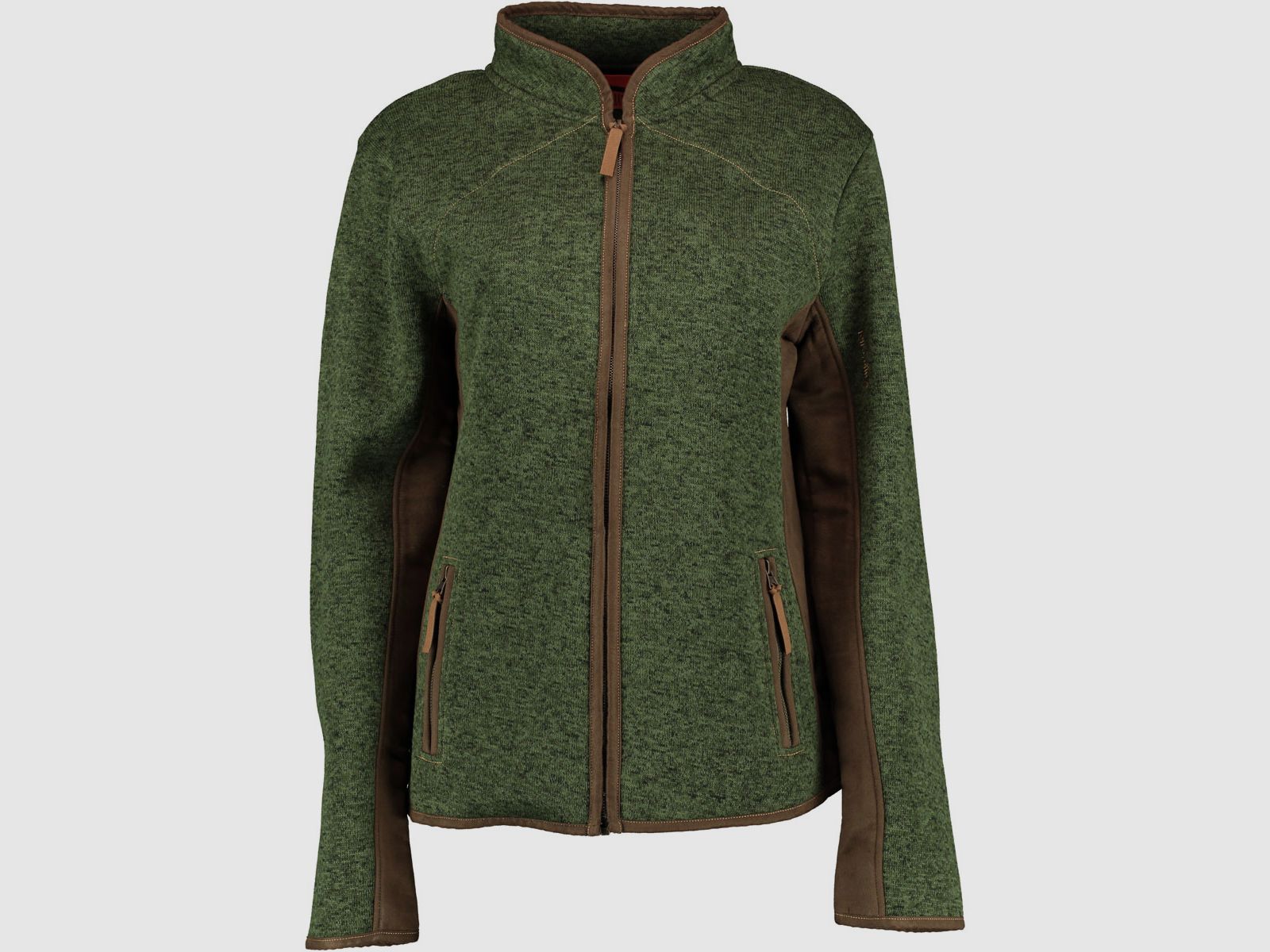 Orbis Textil Damenjacke Strick-Fleece Trachtengrün - 38