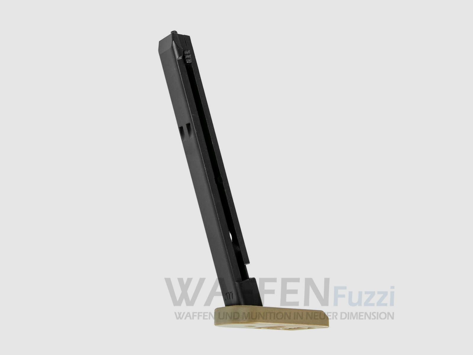 Glock 19X FDE CO2 Ersatzmagazin Kaliber 4,5mm Stahl BB
