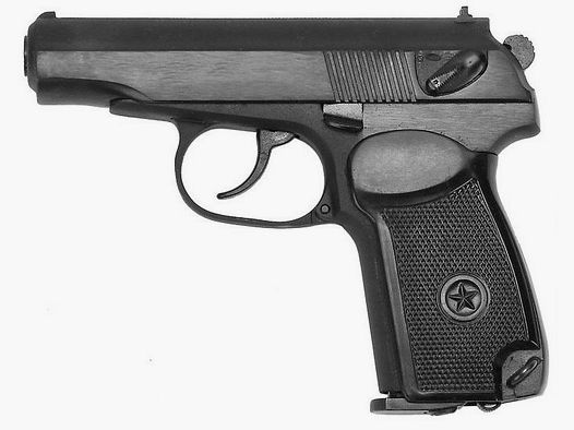 MAKAROV PM BAIKAL MP654K-59 CNC Vollstahl CO2 4,5mm aus Russland, MP-654K, besser als DEKO & SALUT