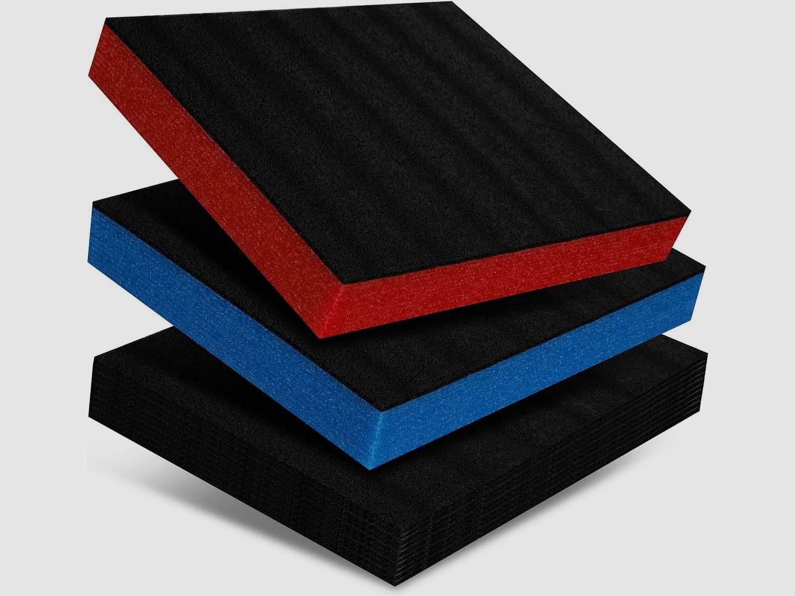 CNC-gefräste Koffereinlagen aus festem Schaumstoff