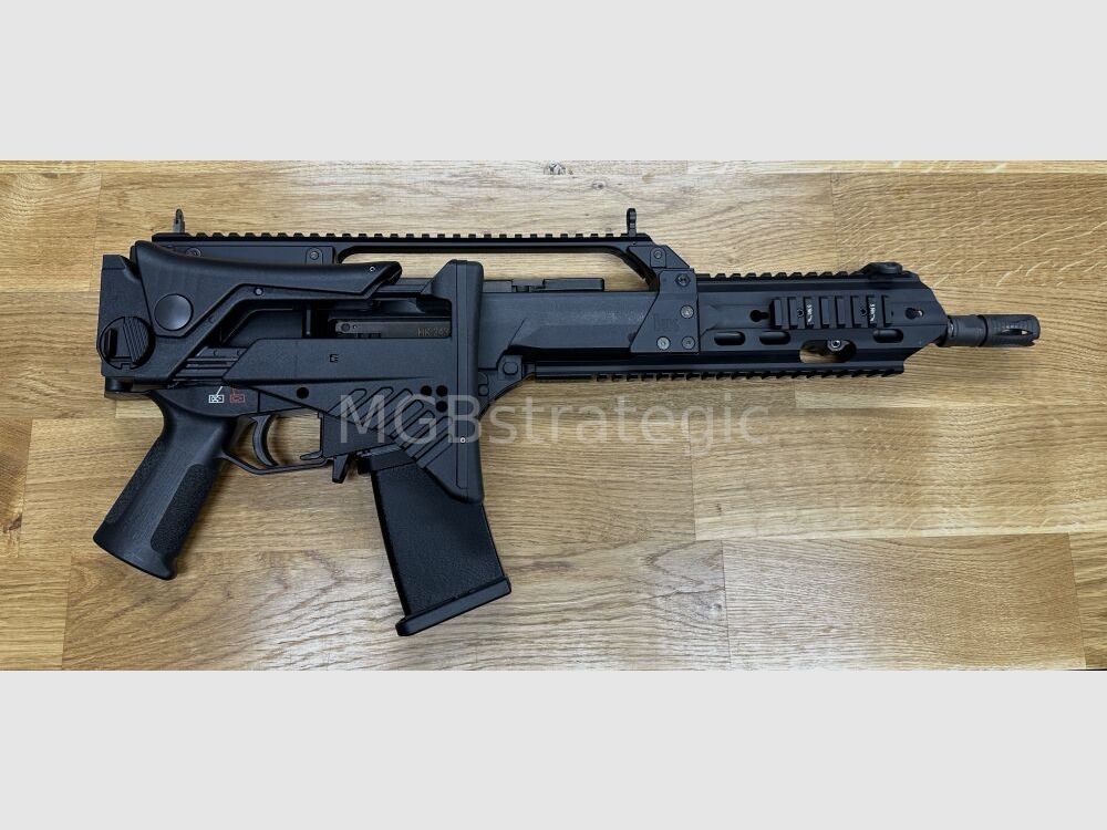 Heckler & Koch MGB243K Limited Edition halfautom. geweer .223Rem HK243 in "G36K" looplengte Limited Edition door MGB - klapstok - civiele versie van de H&K G36KA4 G36K