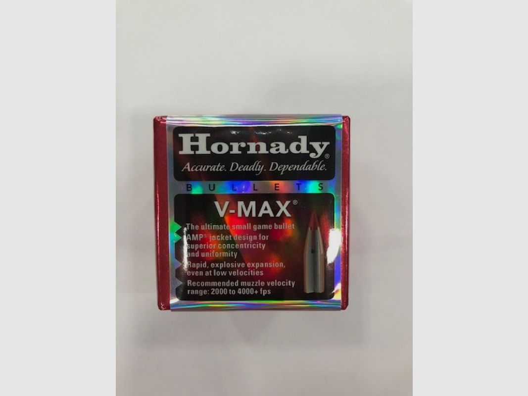 HORNADY Kogels .22 55gr V-MAX, afbeelding 2 van 2