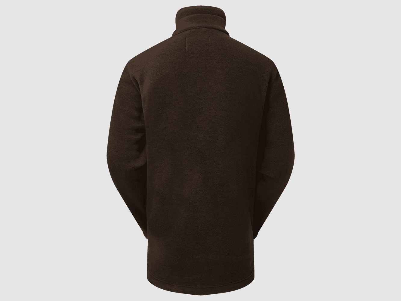 ShooterKing Oxford giacca in pile marrone mélange, immagine 2 di 2