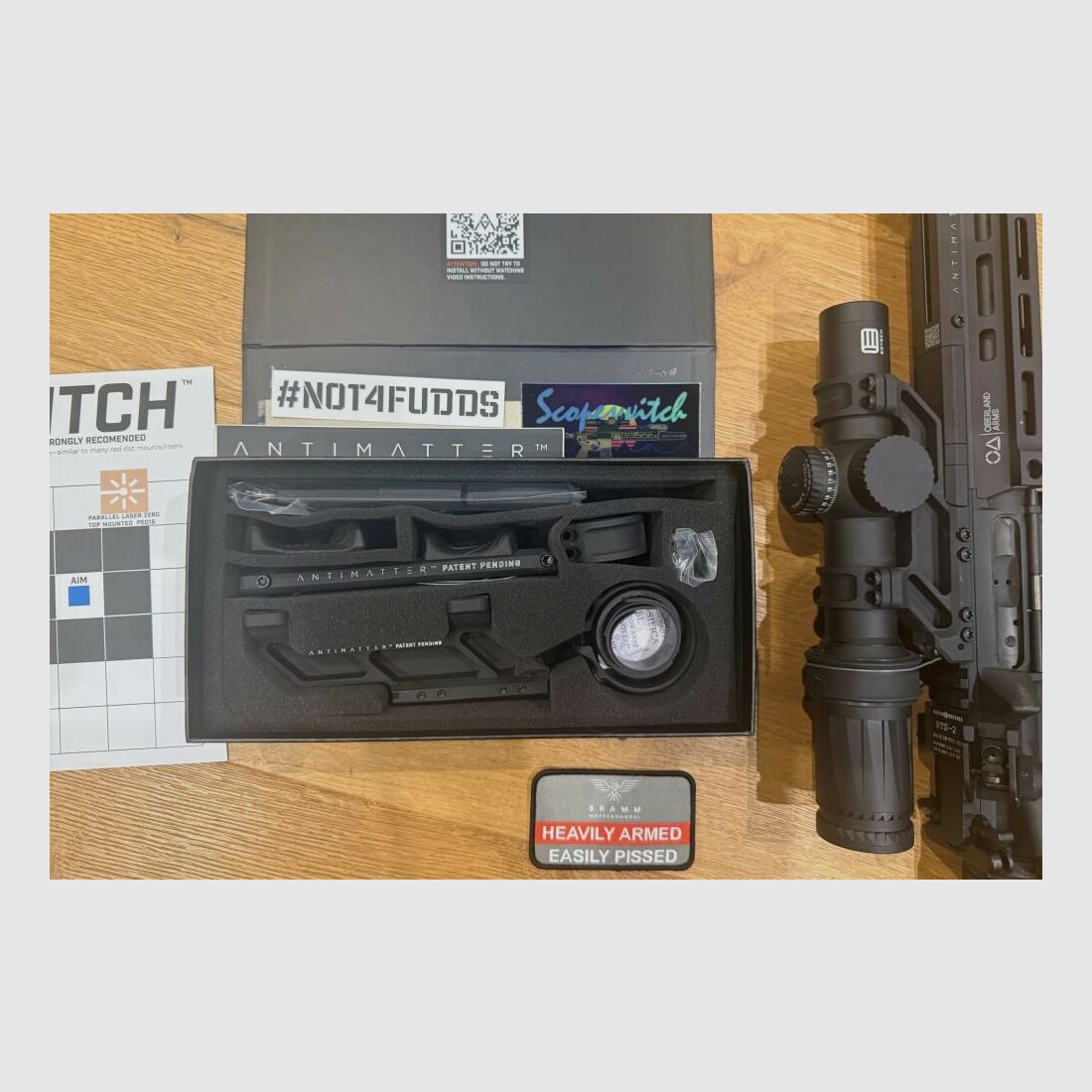 ANTIMATTER INDUSTRIES SCOPESWITCH 2.0 schwarz mit 34mm Durchmesser