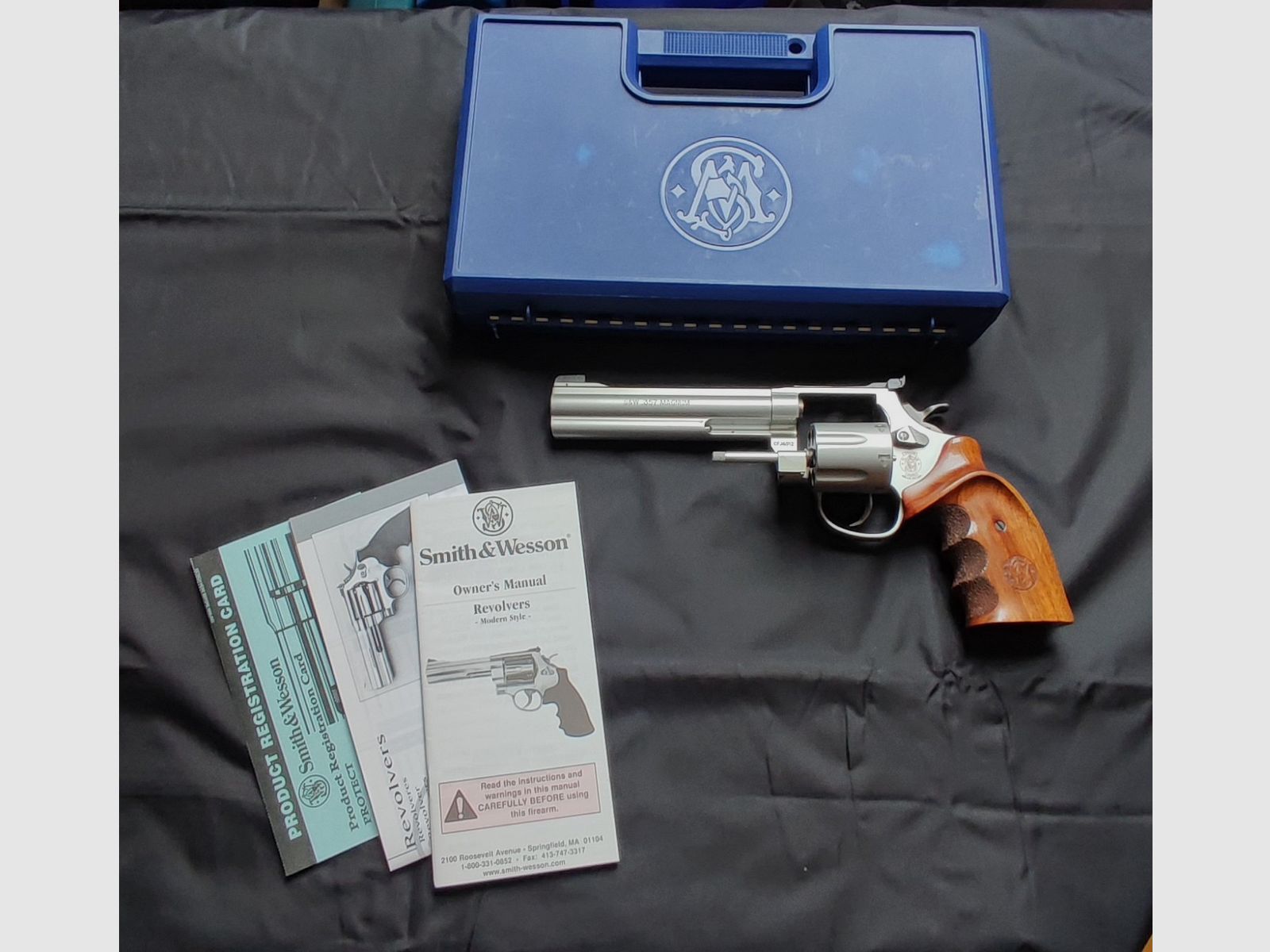 Smith & Wesson (S&W) 686 Target Champion .357 Mag. Revólver de acero inoxidable