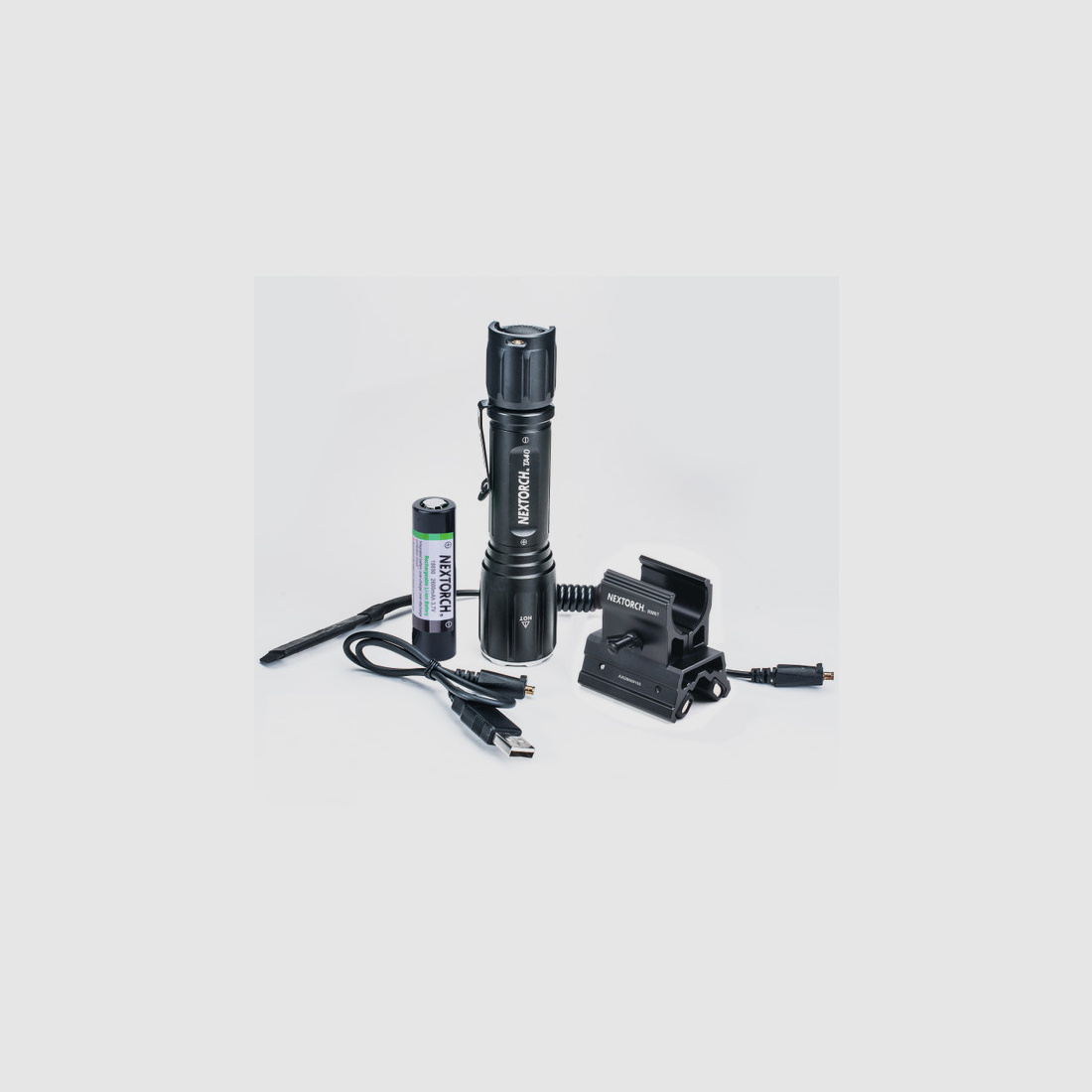 NEXTORCH Taktisches TA40 Set 1040 Lumen LED Taschenlampe mit Zubehör