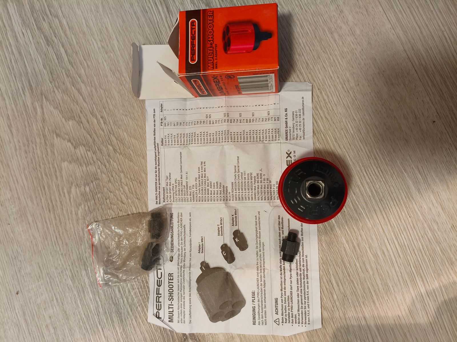 Walther PPQ M2 with accessories