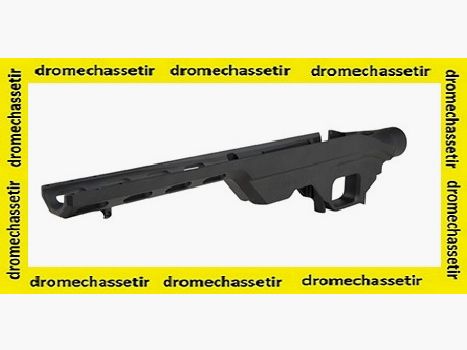 Chassis aluminium MDT LSS, pour Ruger American action courte, noir
