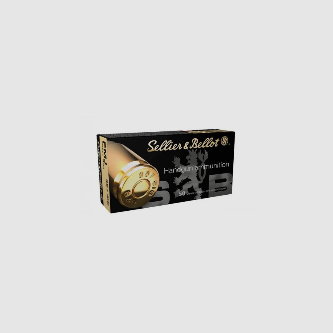 SELLIER & BELLOT PISTOLENPATRONEN - .357SIG - FMJ - 140 GRS. - 50 STÜCK