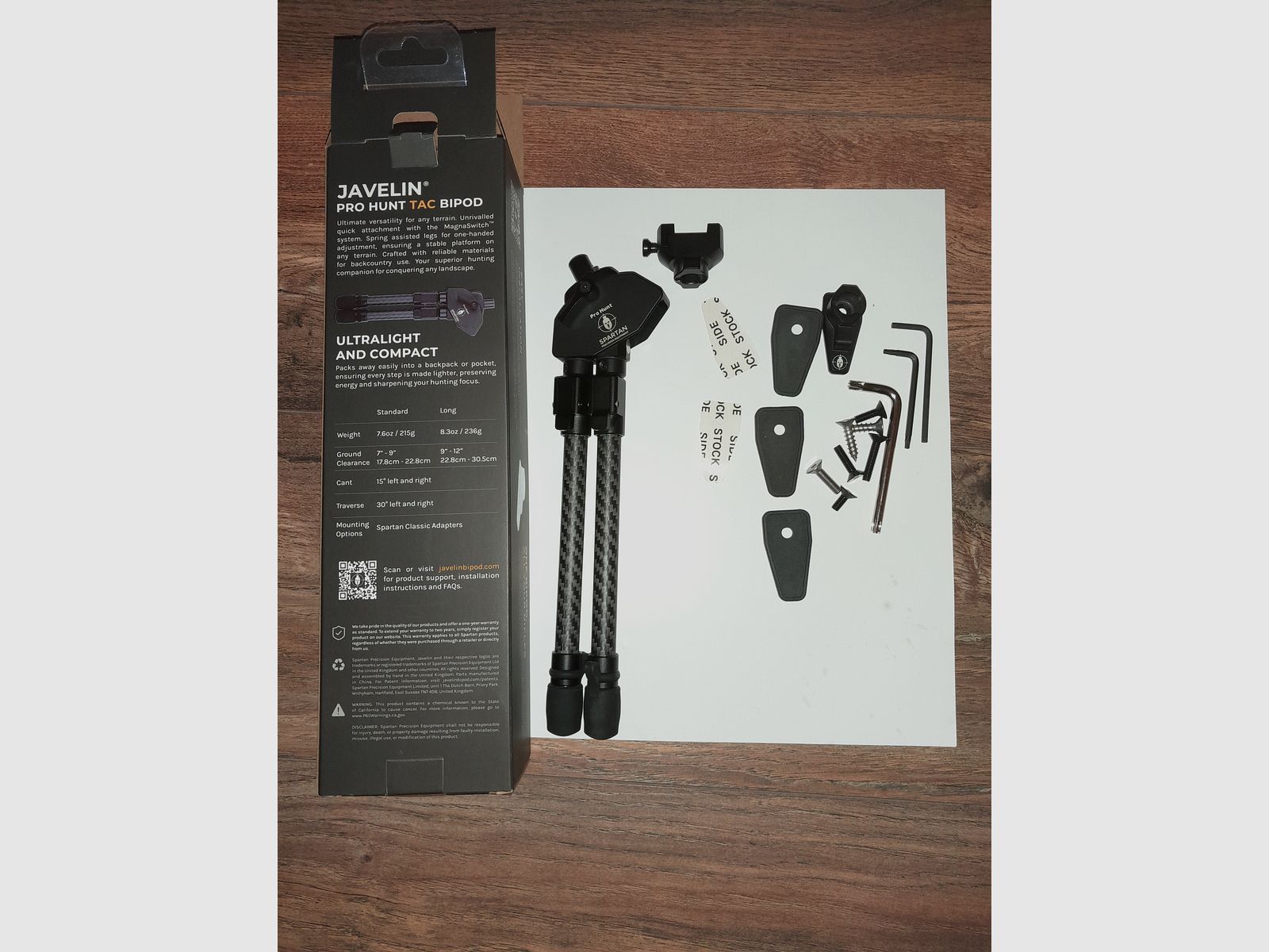 JAVELIN PRO HUN TAC BIPOD LONG