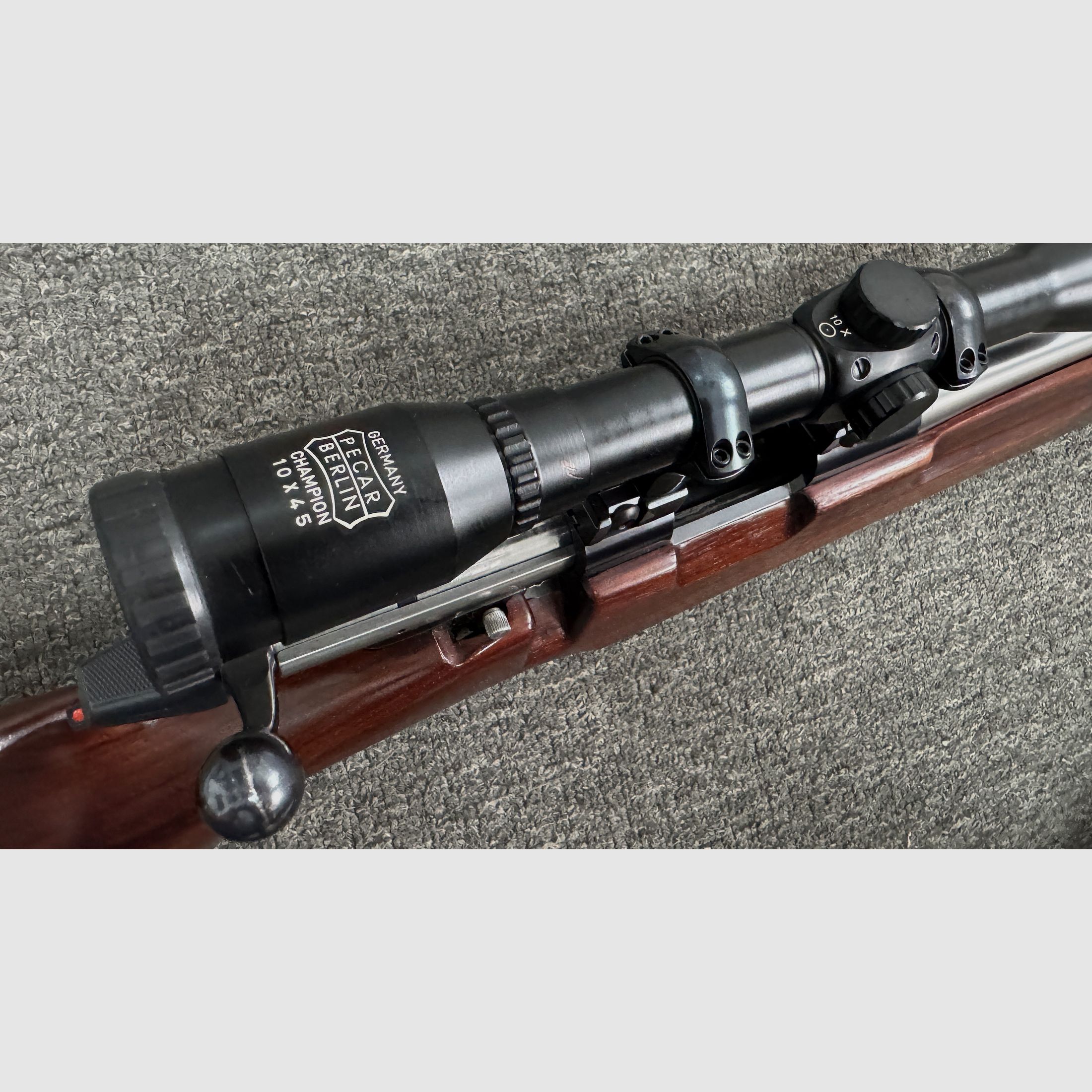 Sako S491 single-shot rifle .222 REM. - steel + scope 10x45