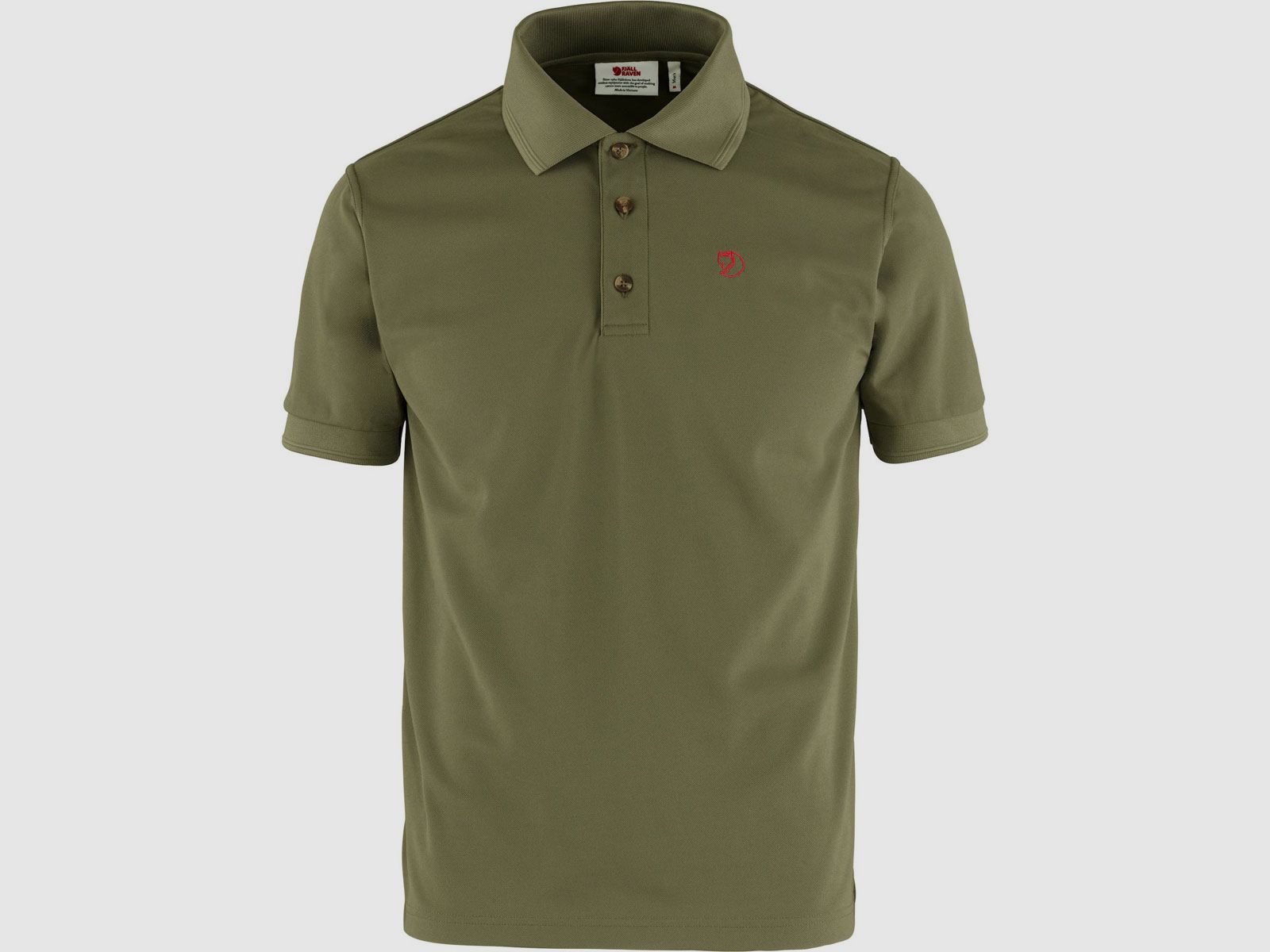 Fjällräven Poloshirt Crowley Pique Light Olive