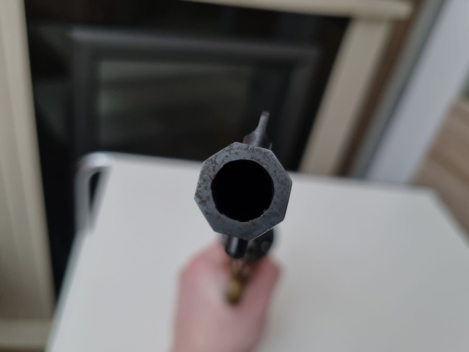 Western Remington New Army 9mm Knall Seltener Neumann Umbau PTB 304