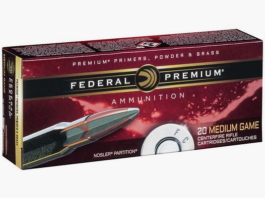 Federal Premium Nosler Partition .30-06 Sprg. 180GR 20 nabojów