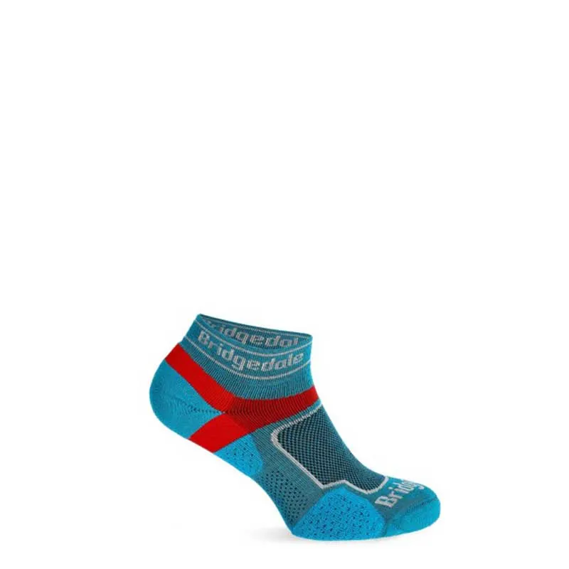 Bridgedale Ultralight T2 COOLMAX SPORT men's running socks in blue, image 4 of 6
