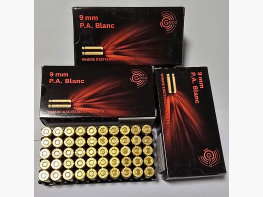 Platzpatronen Geco 9mm PAK Schreckschuss