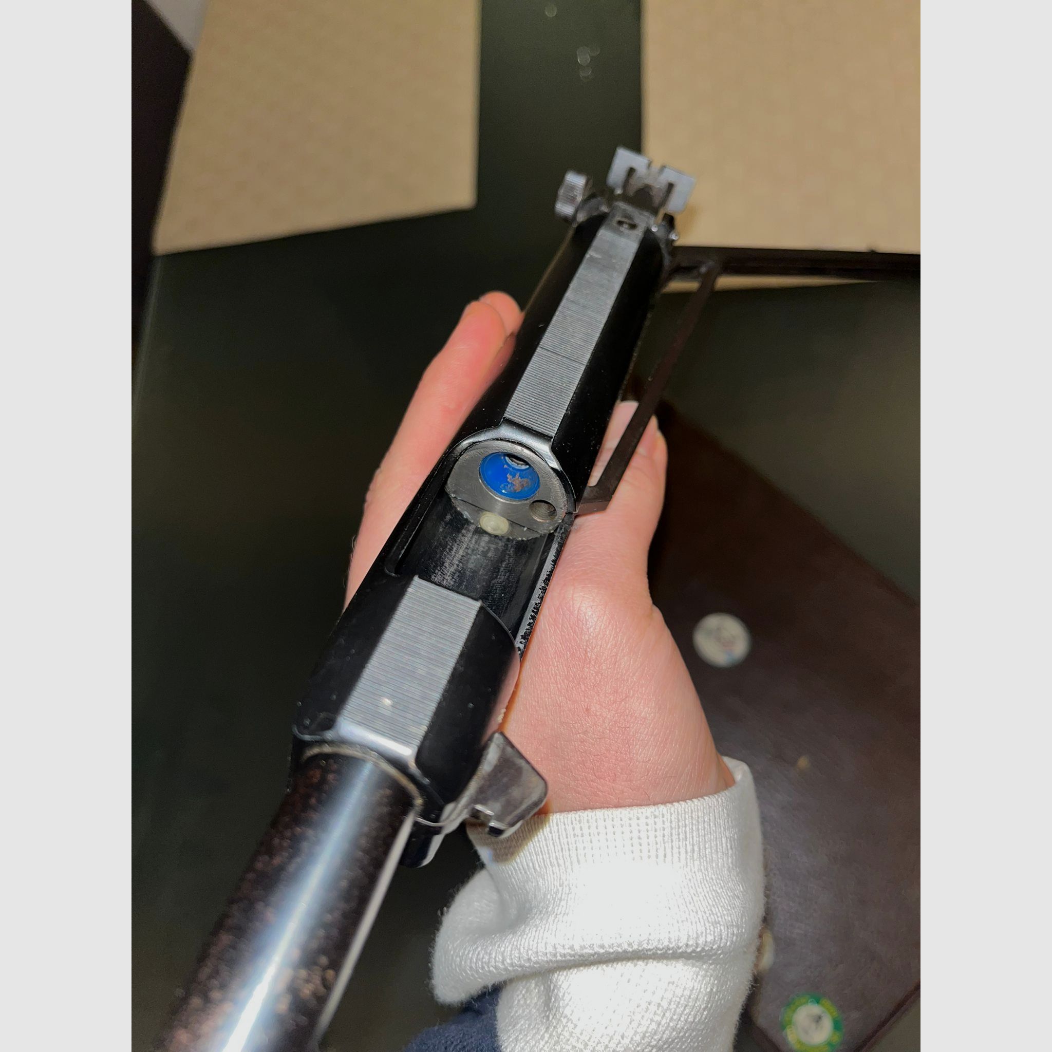 Feinwerkbau Mod. 65 4,5/.177, Federdruck / Seitenspanner