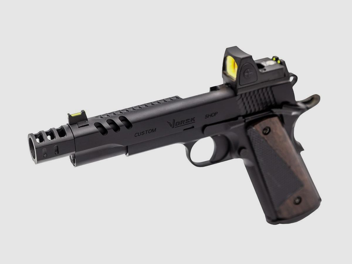 REPLIK GBB GAS VORSK CS DEFENDER PRO MEU KOMPLETT SCHWARZ 1,0J + BDS, Bild 1 von 4