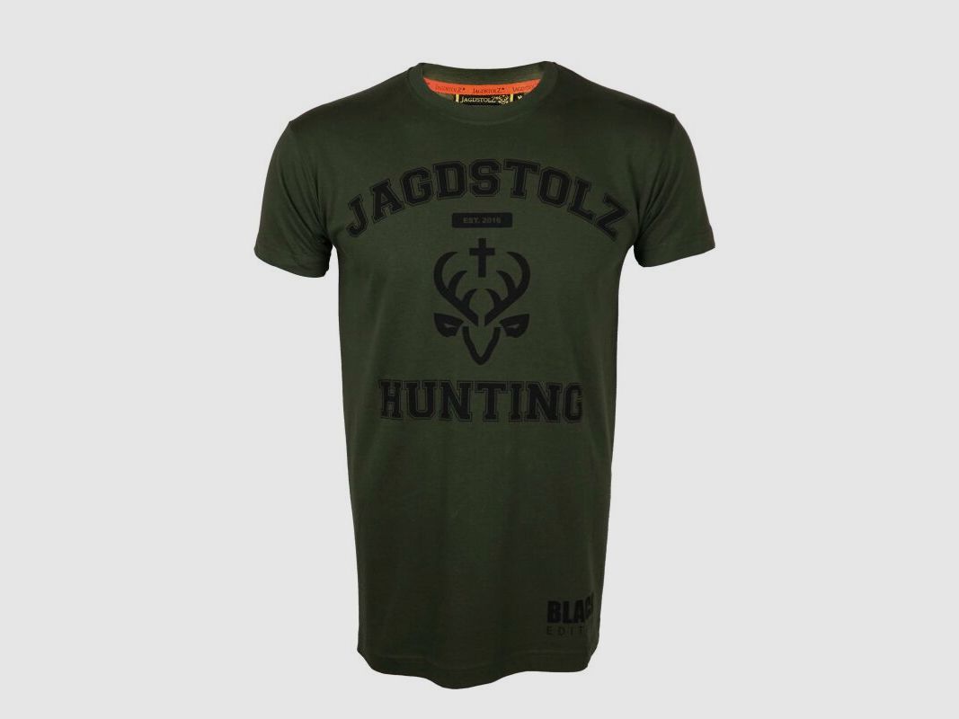 Jagdstolz Herren T-Shirt College Black