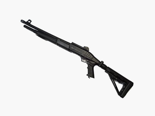12/76 KRAL ARMS TACTICAL X Repetierflinte Tactical-Schaft Schwarz
