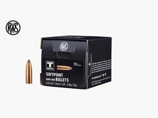 RWS Palle Teimantel cal.5,6mm / 224 55gr - 2145960 conf.100